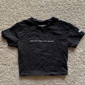 Alphalete cropped tee